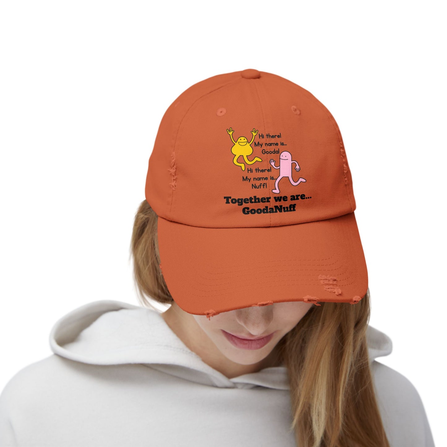 Gooda and Nuff Distressed Baseball Cap