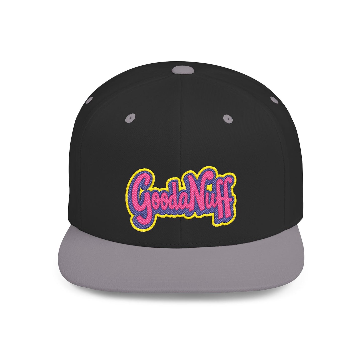 GoodaNuff Embroidery Flat Bill Cap
