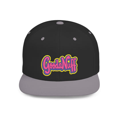 GoodaNuff Embroidery Flat Bill Cap