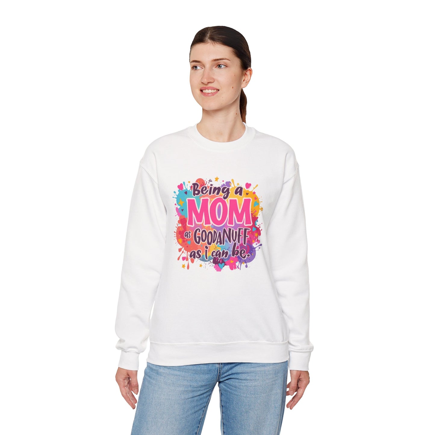Being a Mom as GoodaNuff as I can be Unisex Softstyle T-Shirt