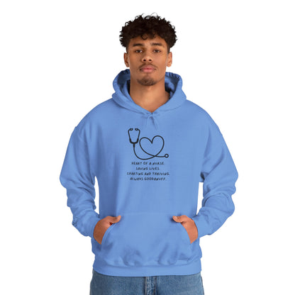 Heart of a Nurse. Saving Lives. Charting and Thriving. Always GoodaNuff Unisex Hoodie