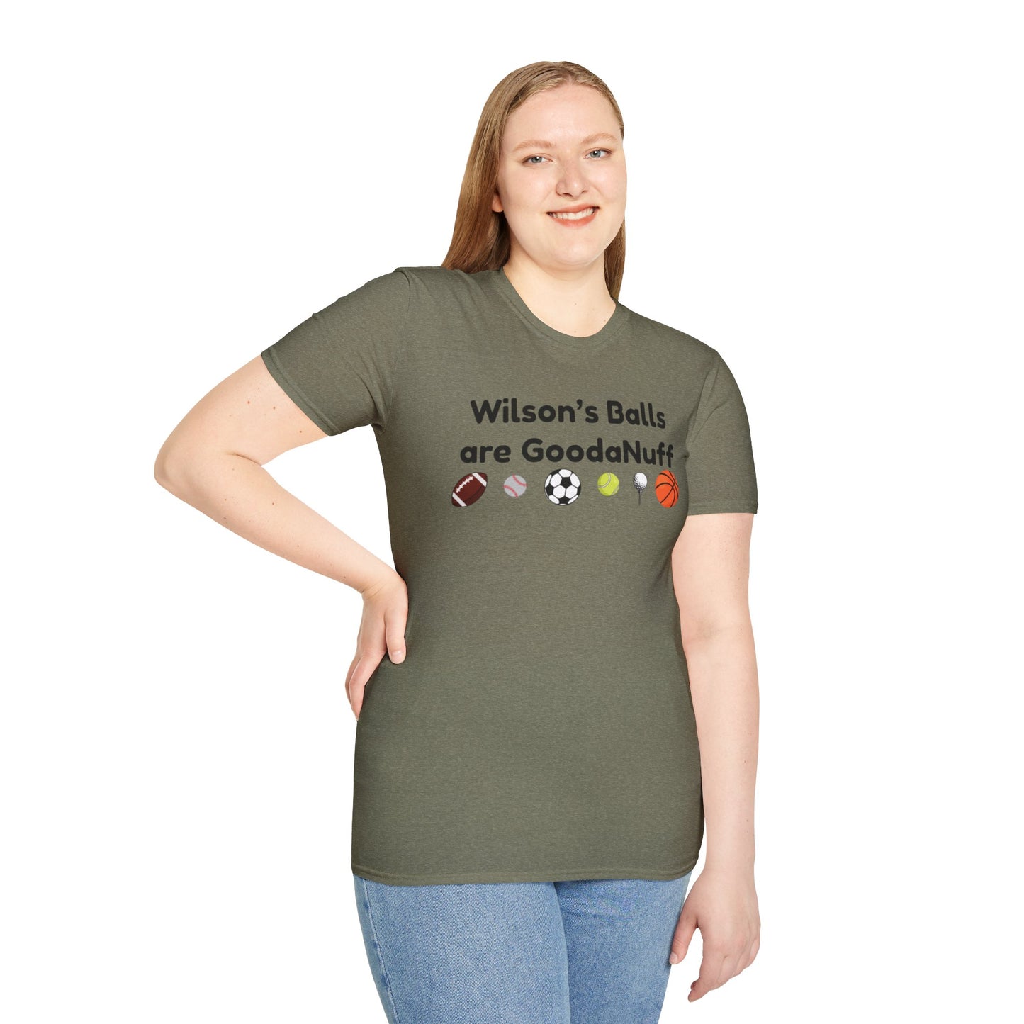 Wilson's Balls are GoodaNuff Unisex Softstyle T-Shirt