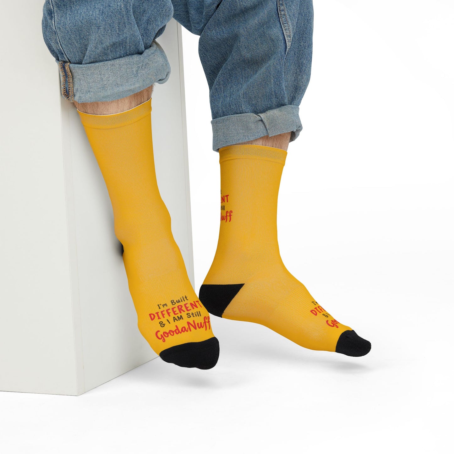 I'm Built Different & I AM still GoodaNuff Socks