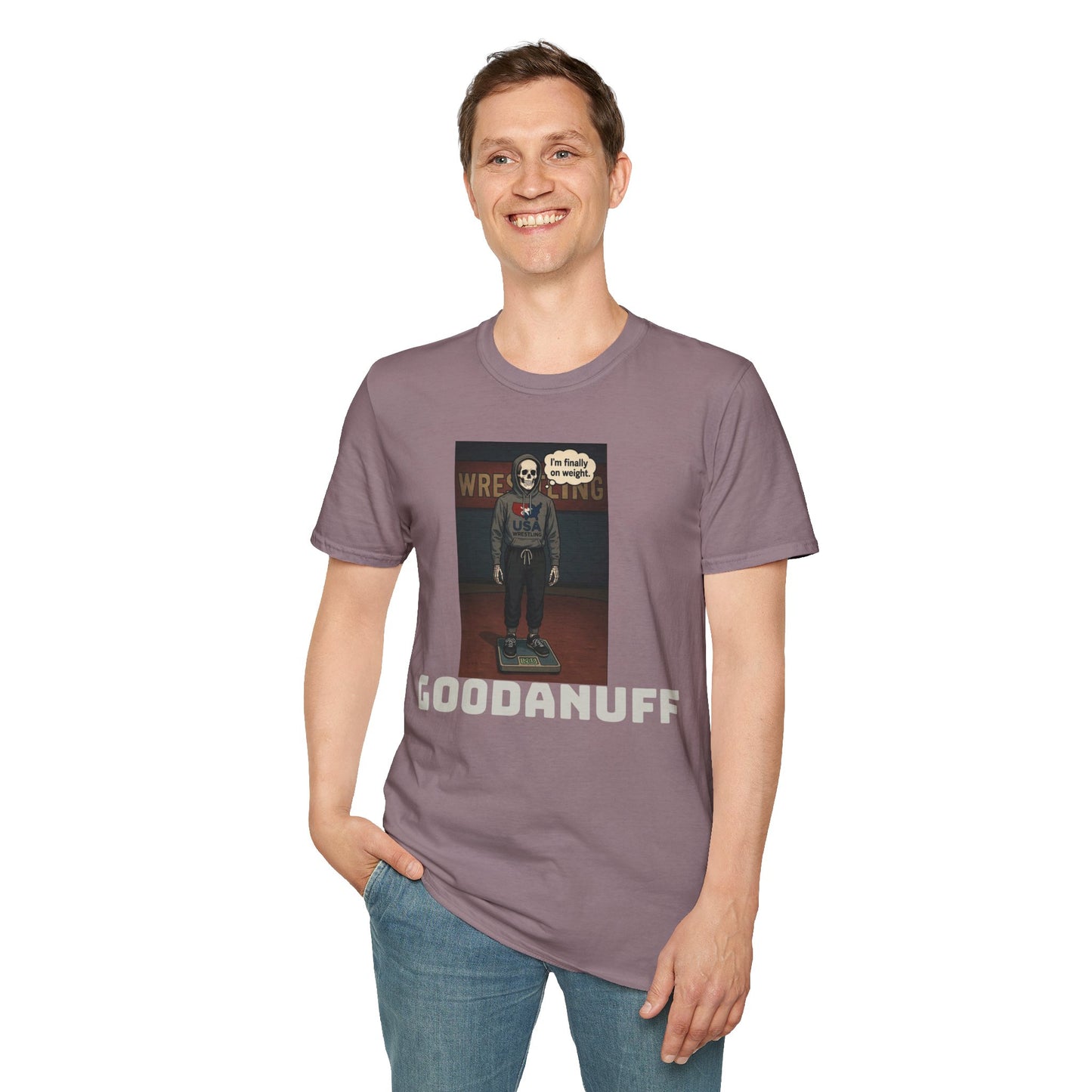 I'm Finally on weight...GoodaNuff Unisex Softstyle T-Shirt