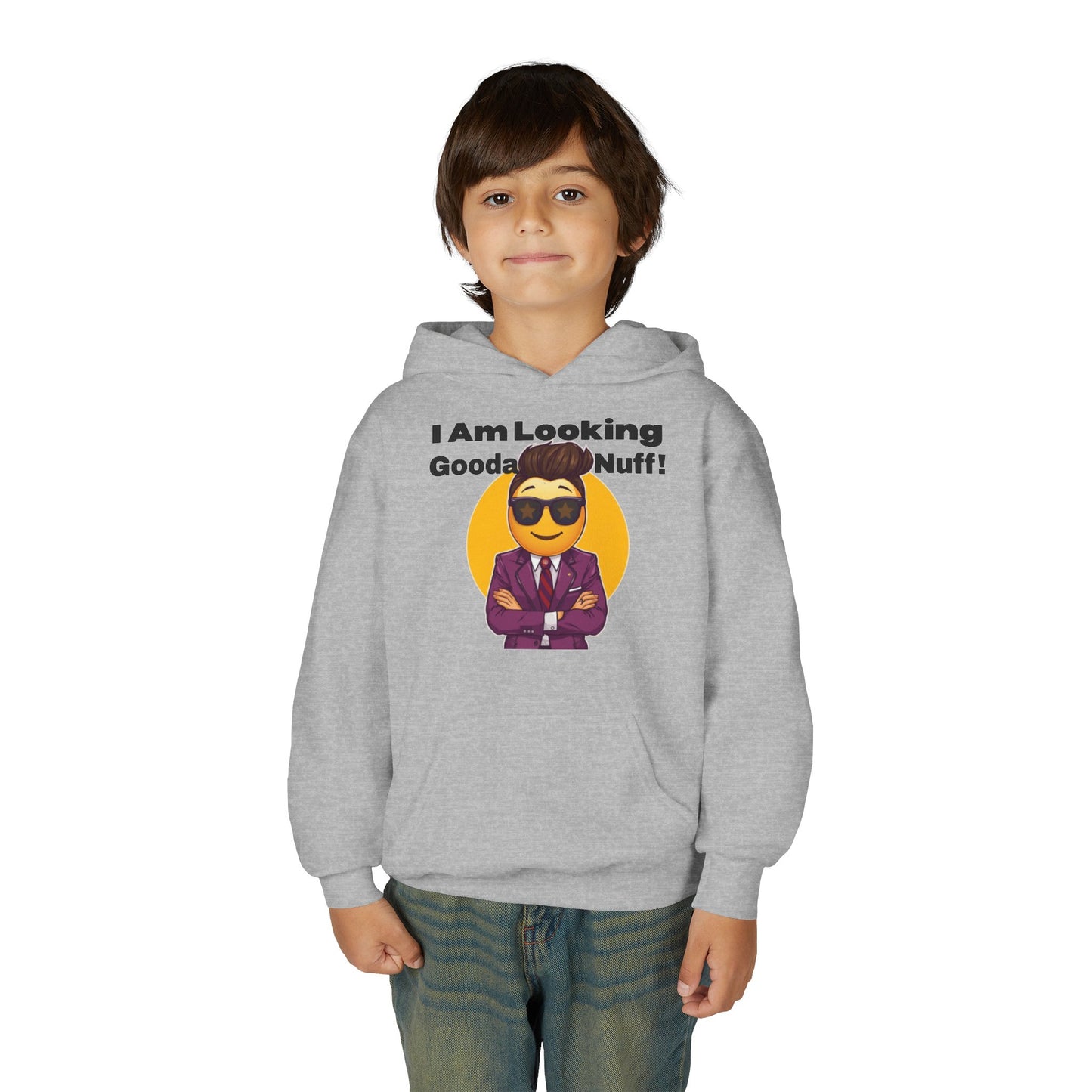 I AM Looking GoodaNuff Unisex Youth Hoodie