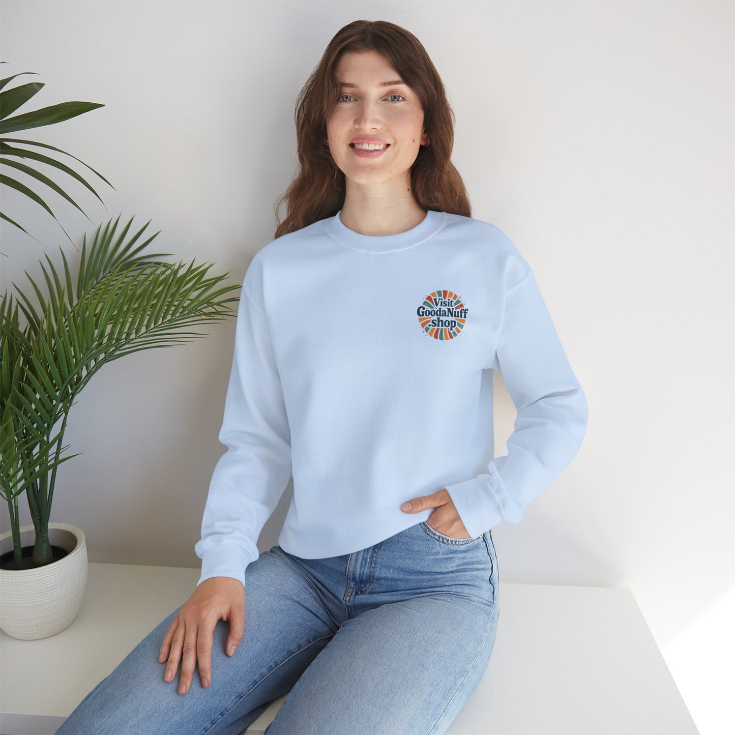 Visit GoodaNuff.shop Unisex Crewneck