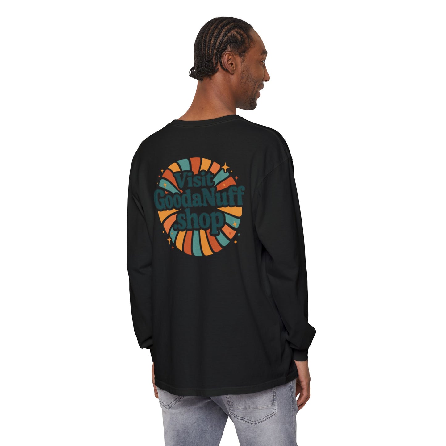 Visit GoodaNuff.shop Unisex Long Sleeve Tee