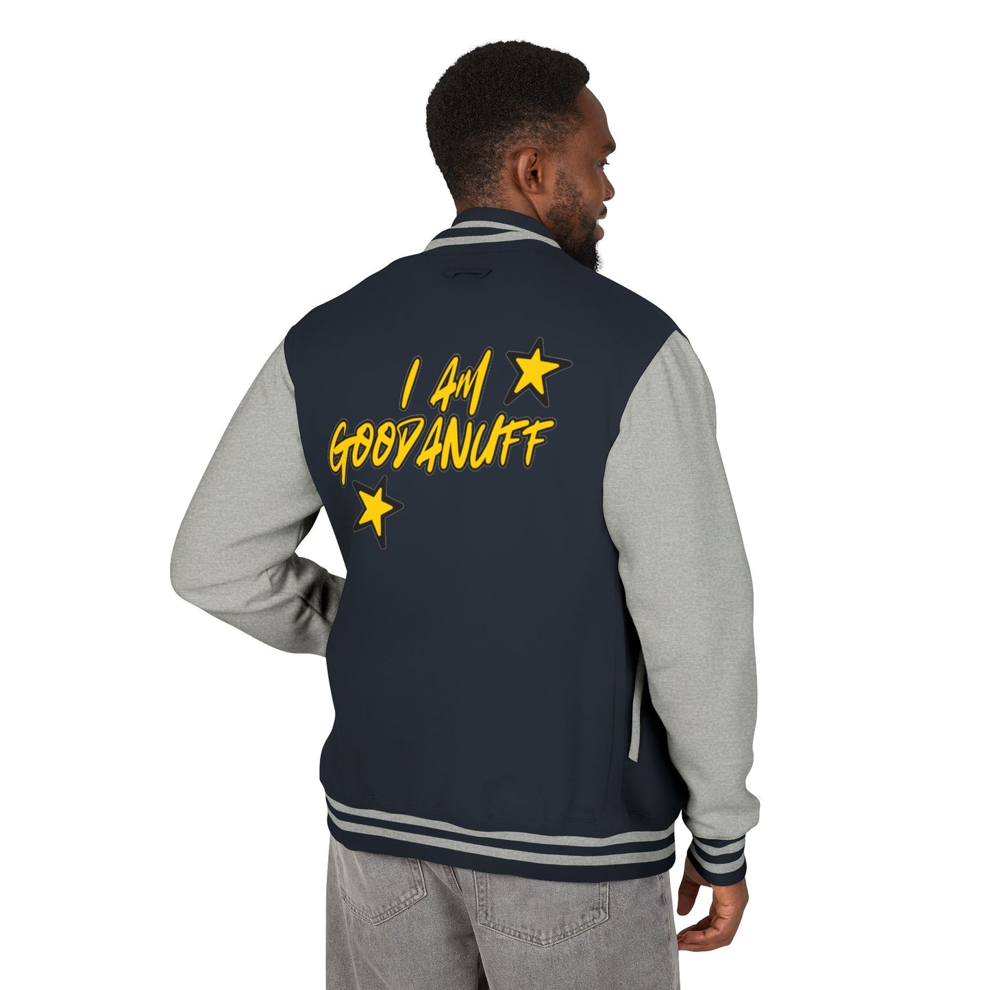I Am GoodaNuff Unisex Letterman Jacket