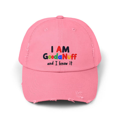 I Am GoodaNuff and I know it Distressed Baseball Cap