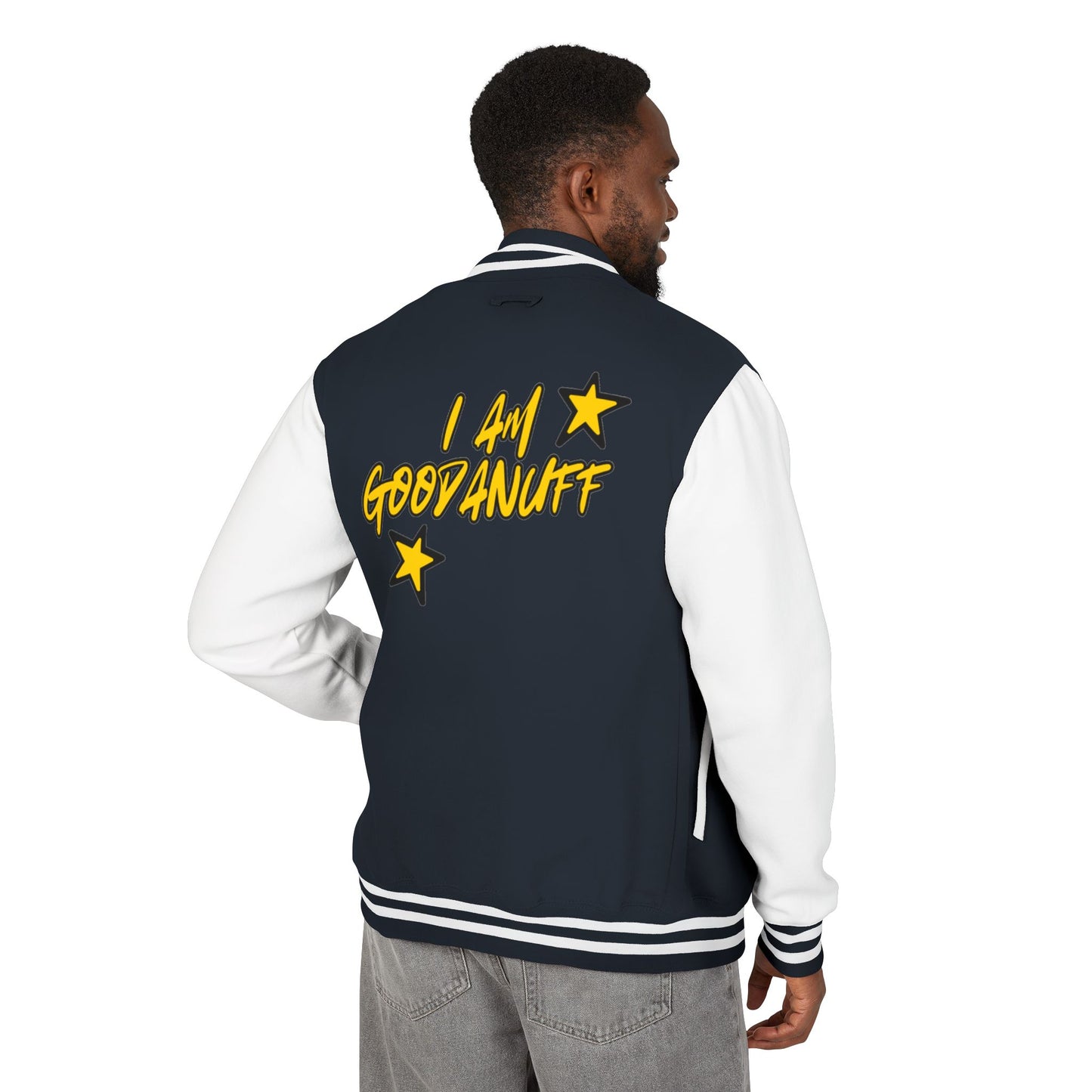 I Am GoodaNuff Unisex Letterman Jacket