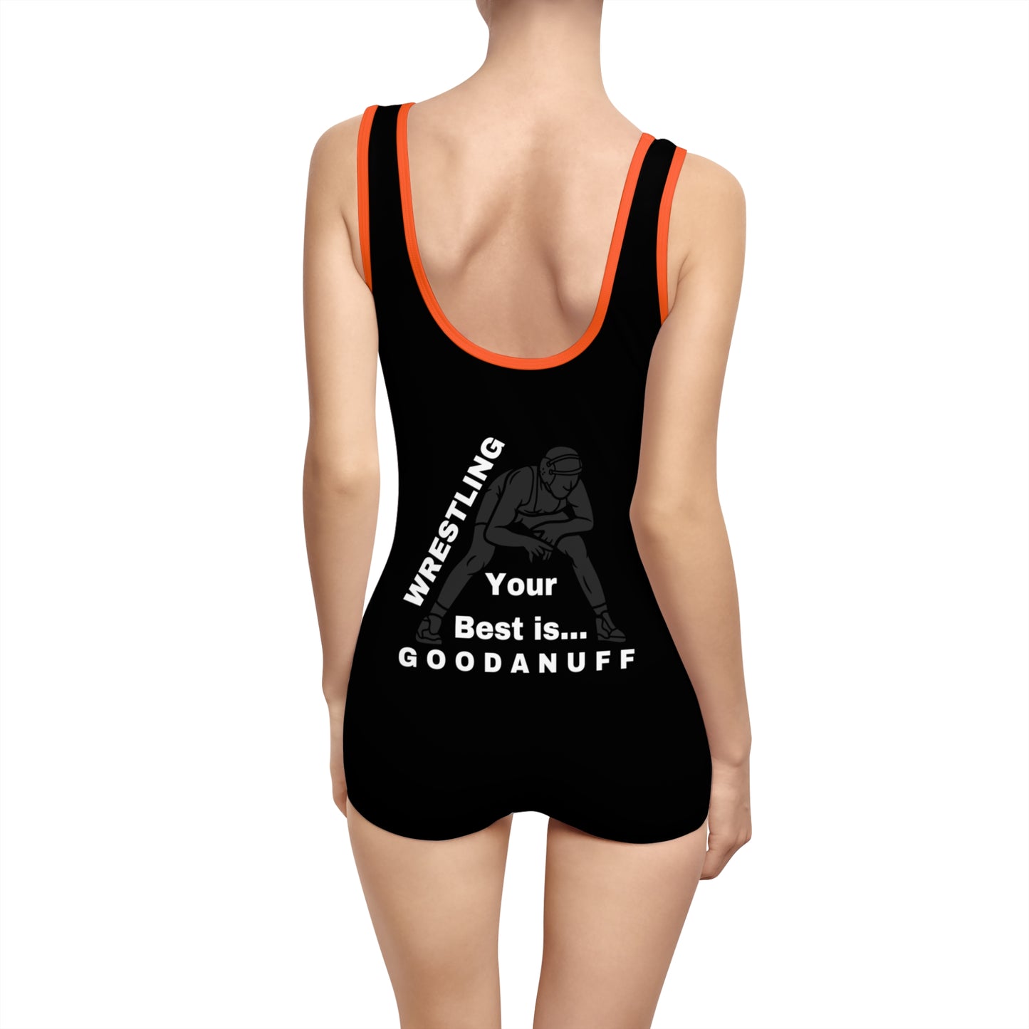 Wrestling Your Best is GoodaNuff Vintage Style Swimsuit