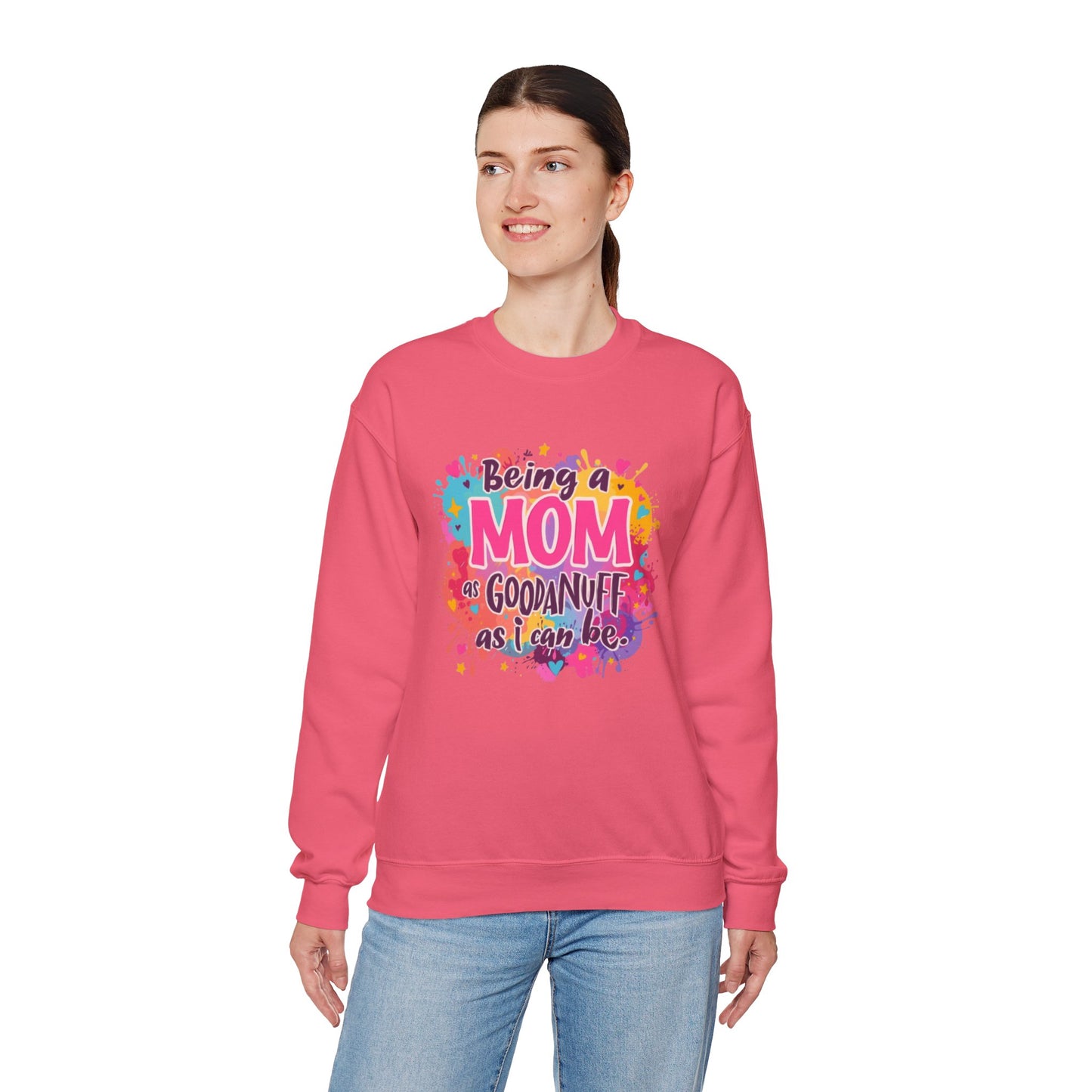 Being a Mom as GoodaNuff as I can be Unisex Softstyle T-Shirt