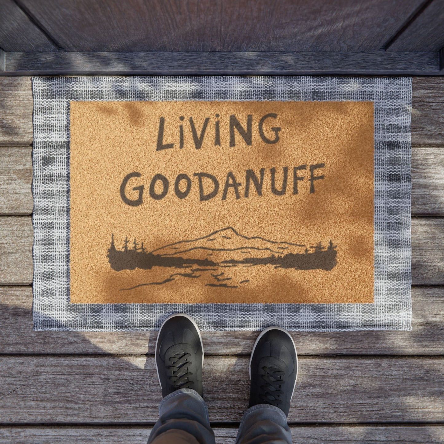 Living GoodaNuff Door Mat