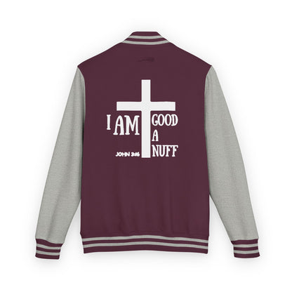 I AM GoodaNuff Unisex Letterman Jacket