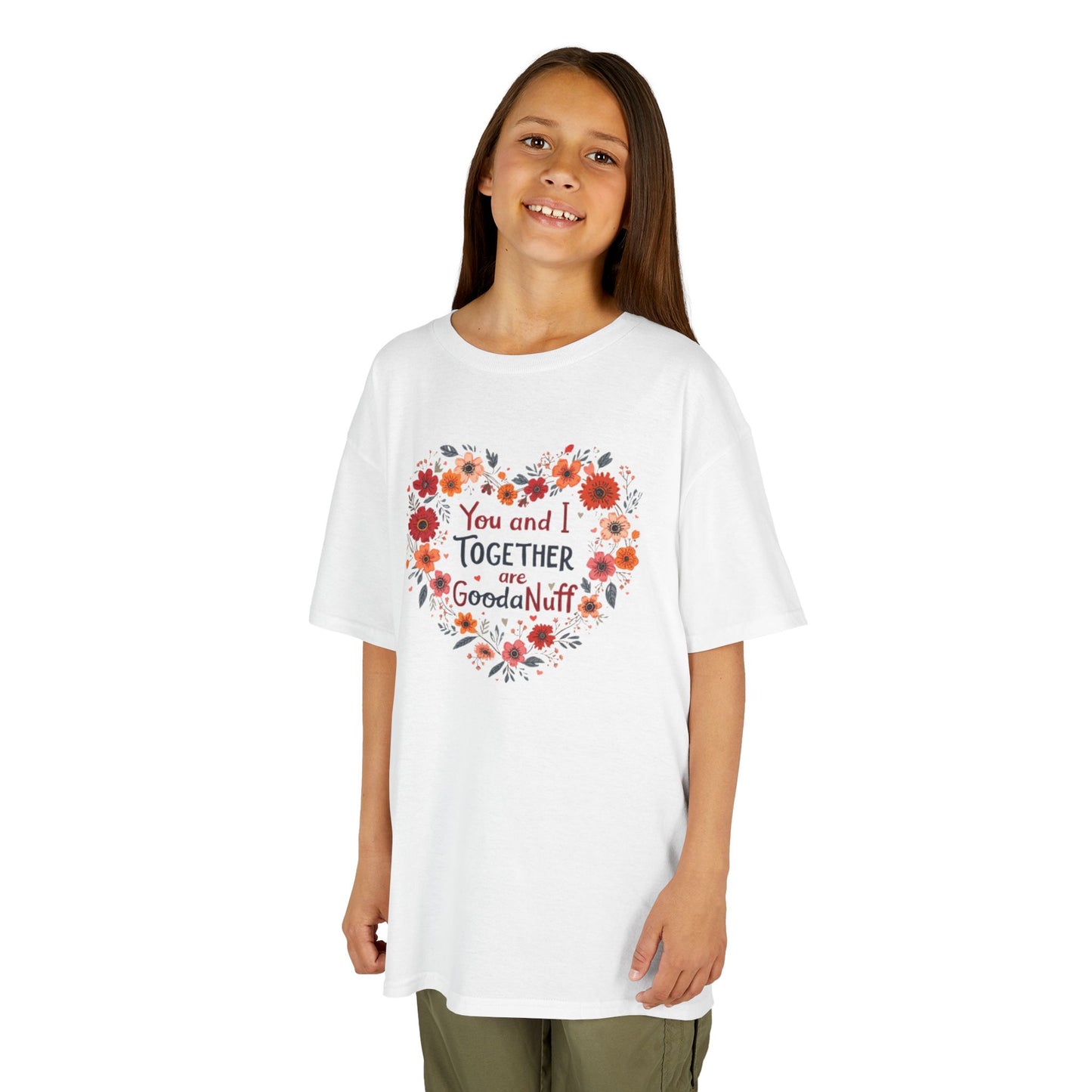 You and I Together are GoodaNuff Unisex Youth Valentines T-Shirt