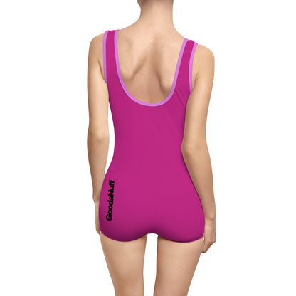 Couple Drinks Later He's GoodaNuff Vintage Style Swimsuit