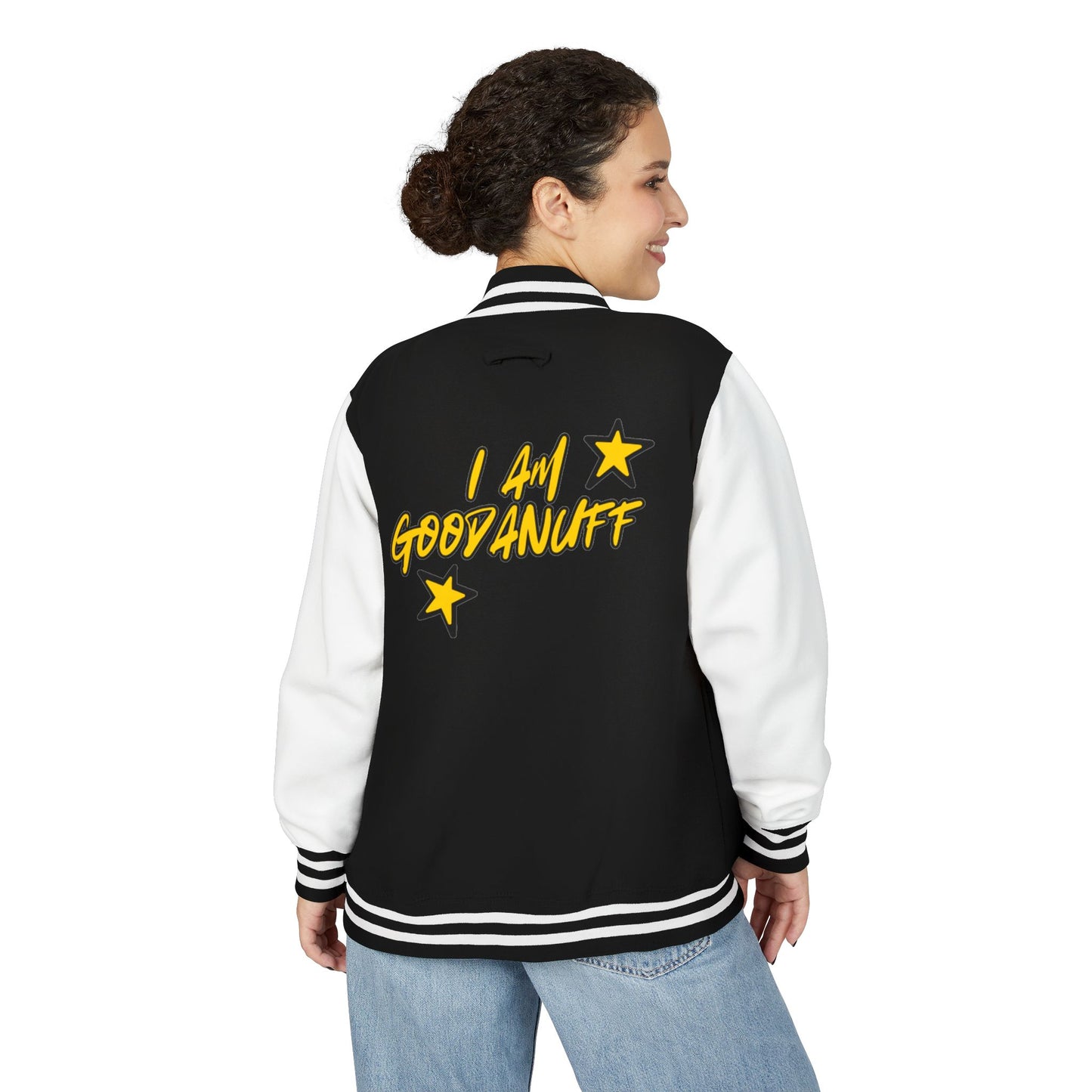 I Am GoodaNuff Unisex Letterman Jacket