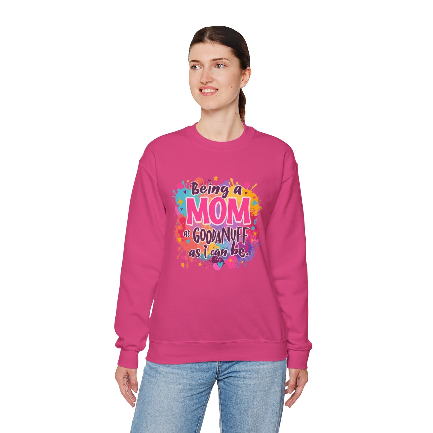 Being a Mom as GoodaNuff as I can be Unisex Softstyle T-Shirt