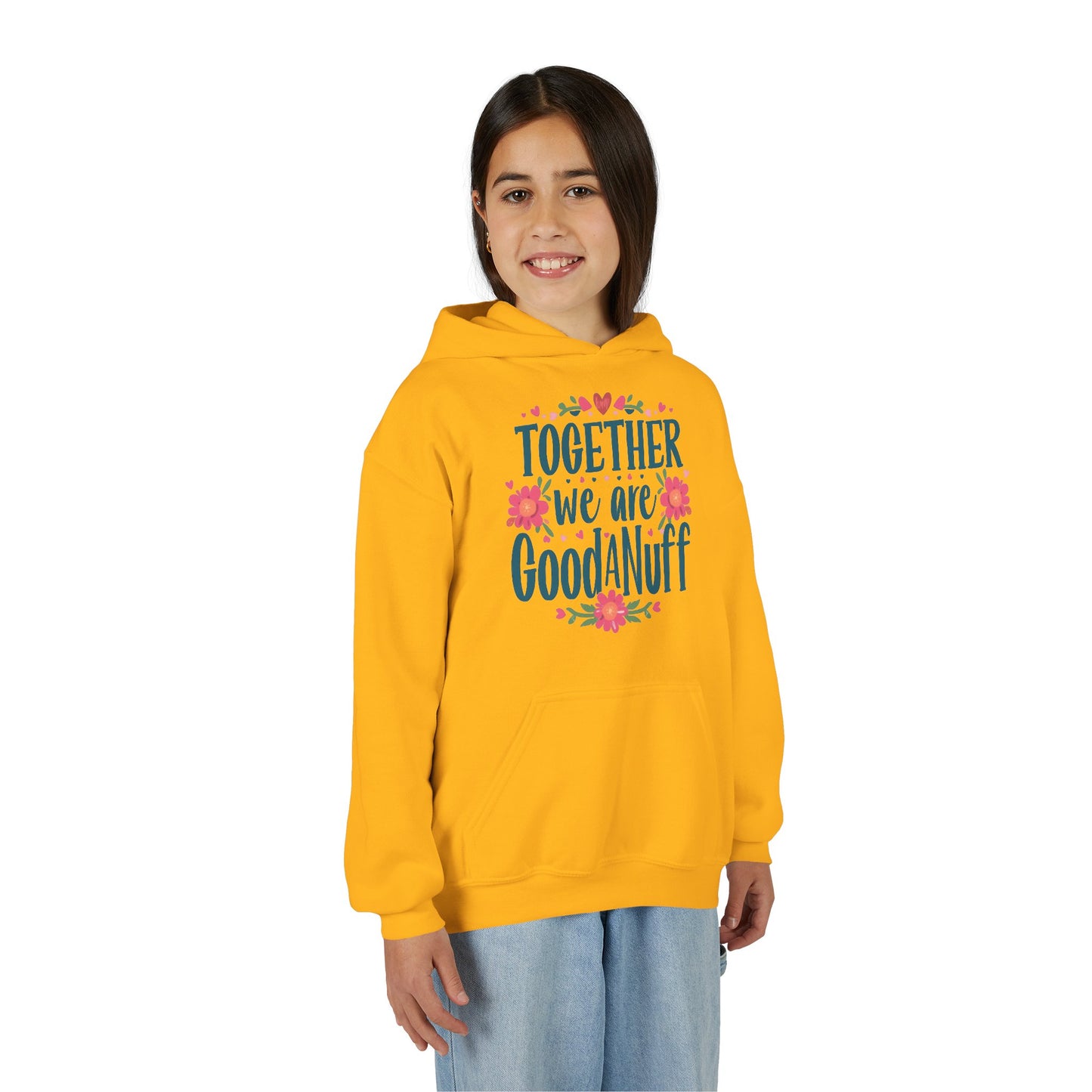 Together we are GoodaNuff Unisex Youth Hoodie