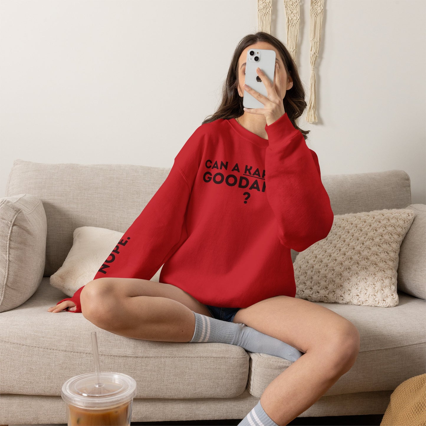 Can a Karen be GoodaNuff? Nope. Unisex Crewneck
