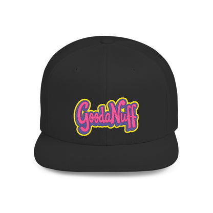 GoodaNuff Embroidery Flat Bill Cap