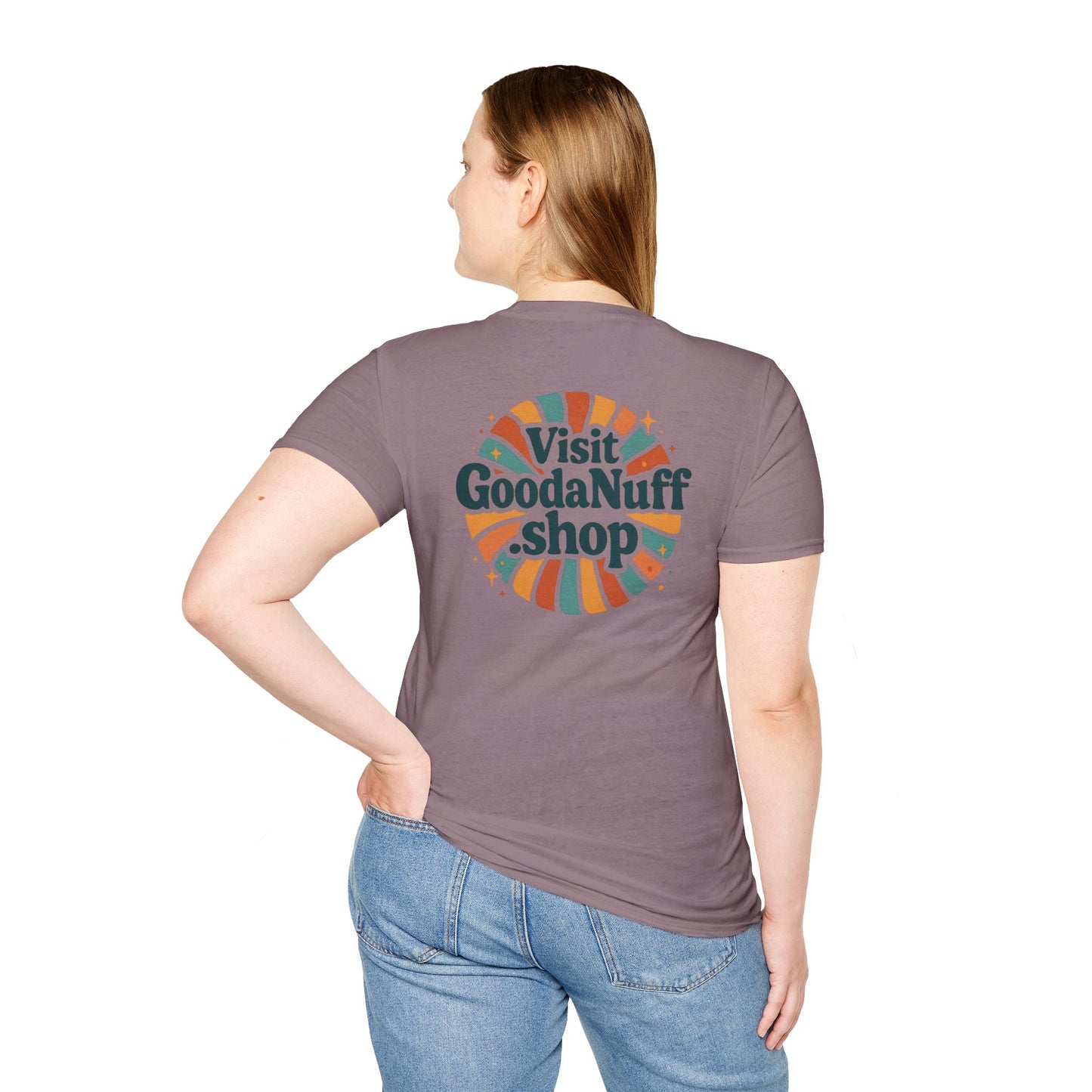 Visit GoodaNuff.shop Unisex Softstyle T-Shirt