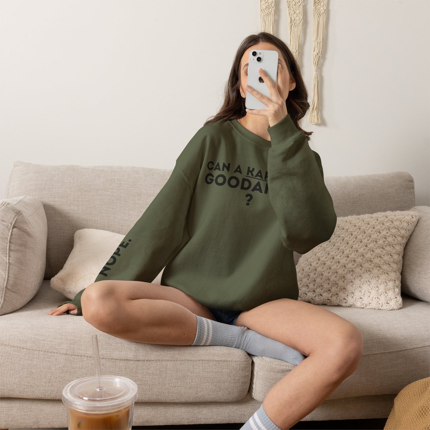 Can a Karen be GoodaNuff? Nope. Unisex Crewneck