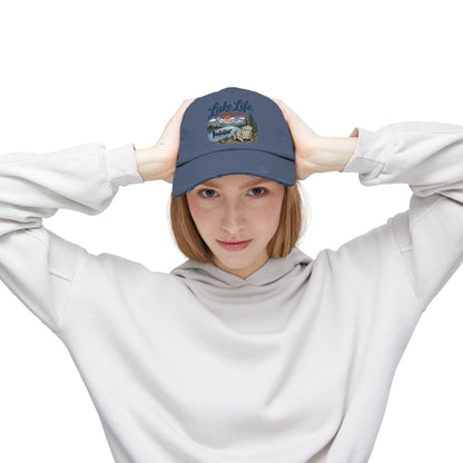Lake Life. GoodaNuff Life. Distressed Baseball Cap
