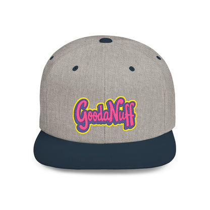 GoodaNuff Embroidery Flat Bill Cap