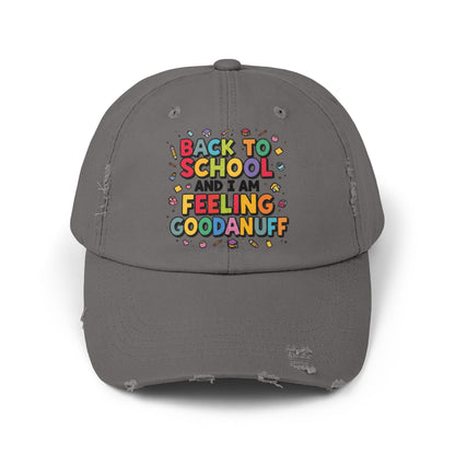 Back to School and I Am Feeling GoodaNuff Distressed Baseball Cap