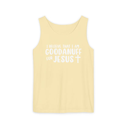 I Believe that I am GoodaNuff for Jesus Men's Lightweight Tank Top