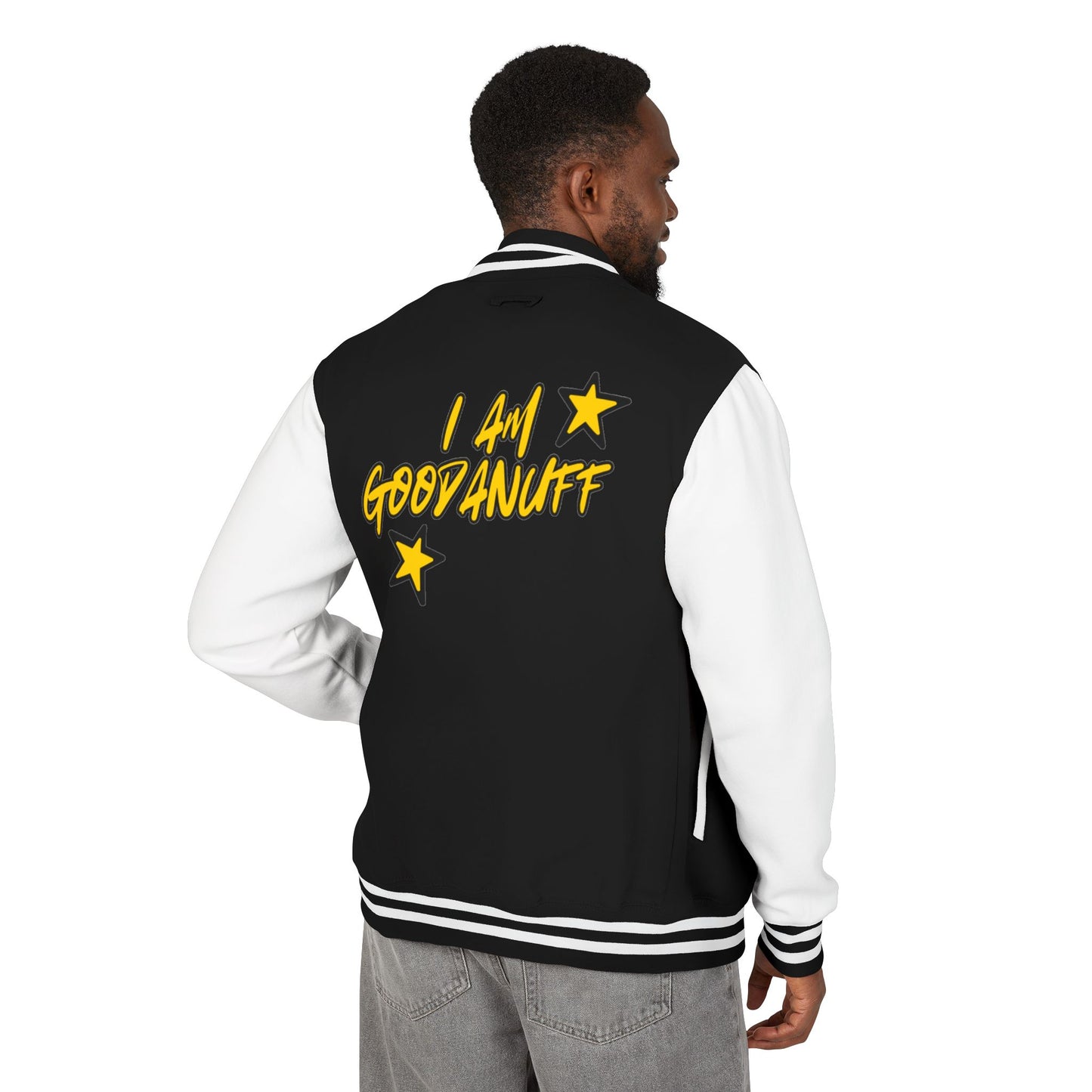 I Am GoodaNuff Unisex Letterman Jacket