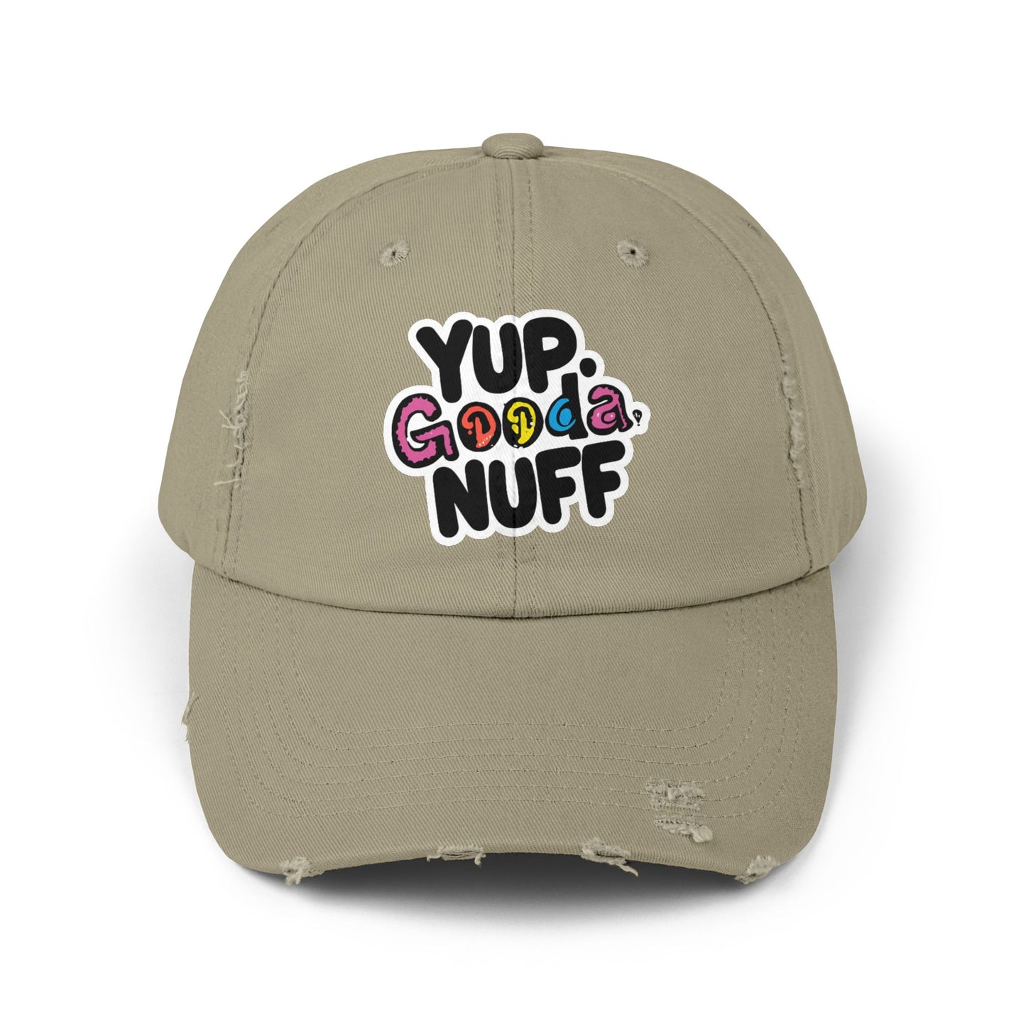 Yup. GoodaNuff Distressed Baseball Cap