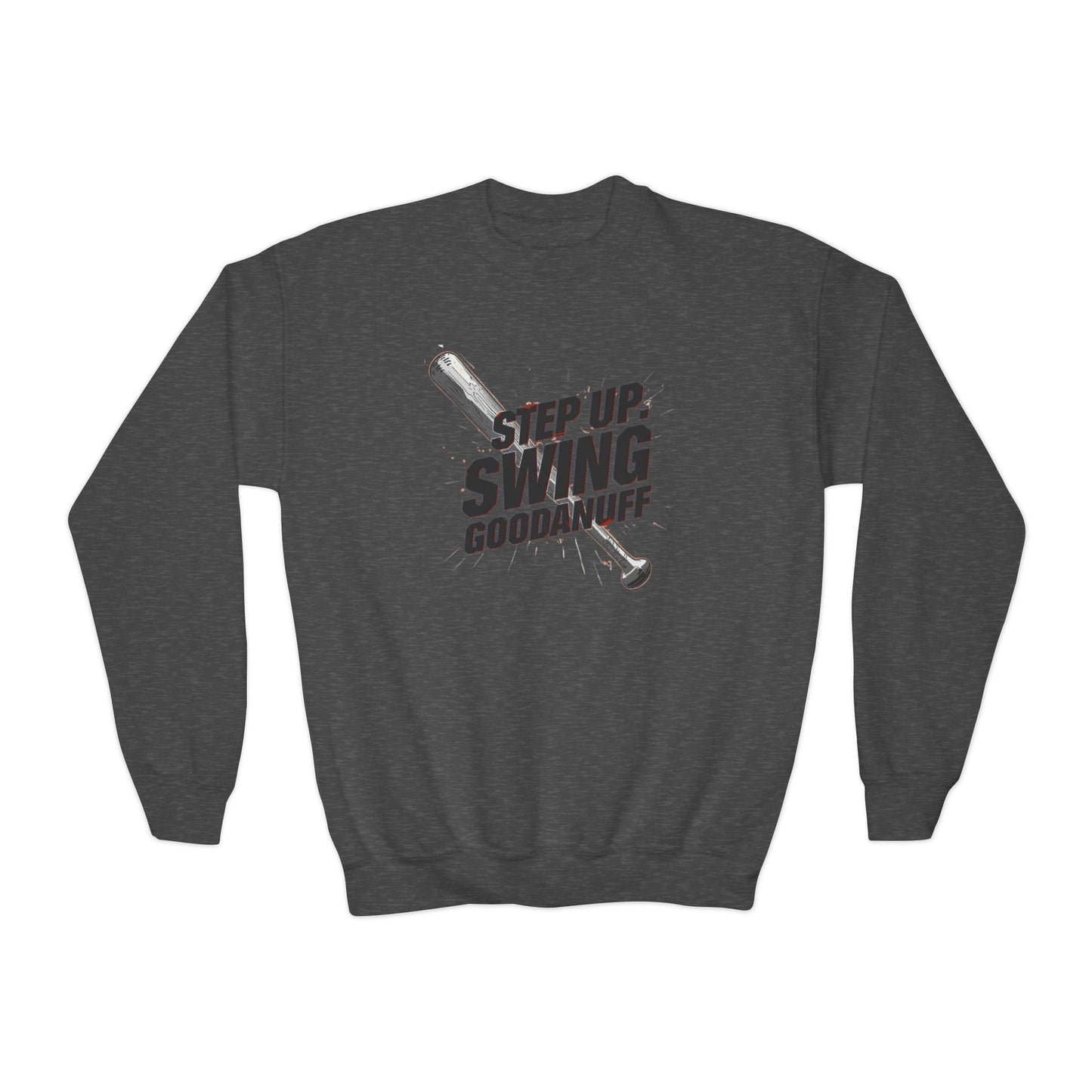 Step Up. Swing GoodaNuff Unisex Youth Crewneck