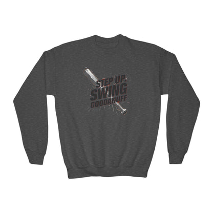 Step Up. Swing GoodaNuff Unisex Youth Crewneck