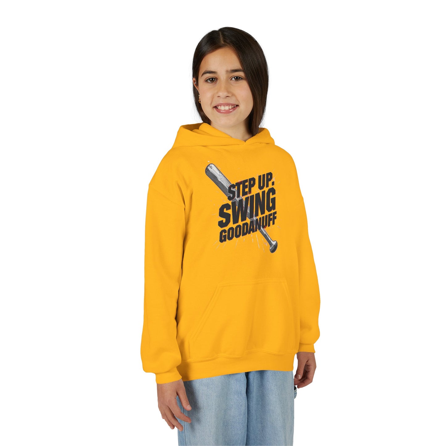 Step Up. Swing GoodaNuff Unisex Youth Hoodie