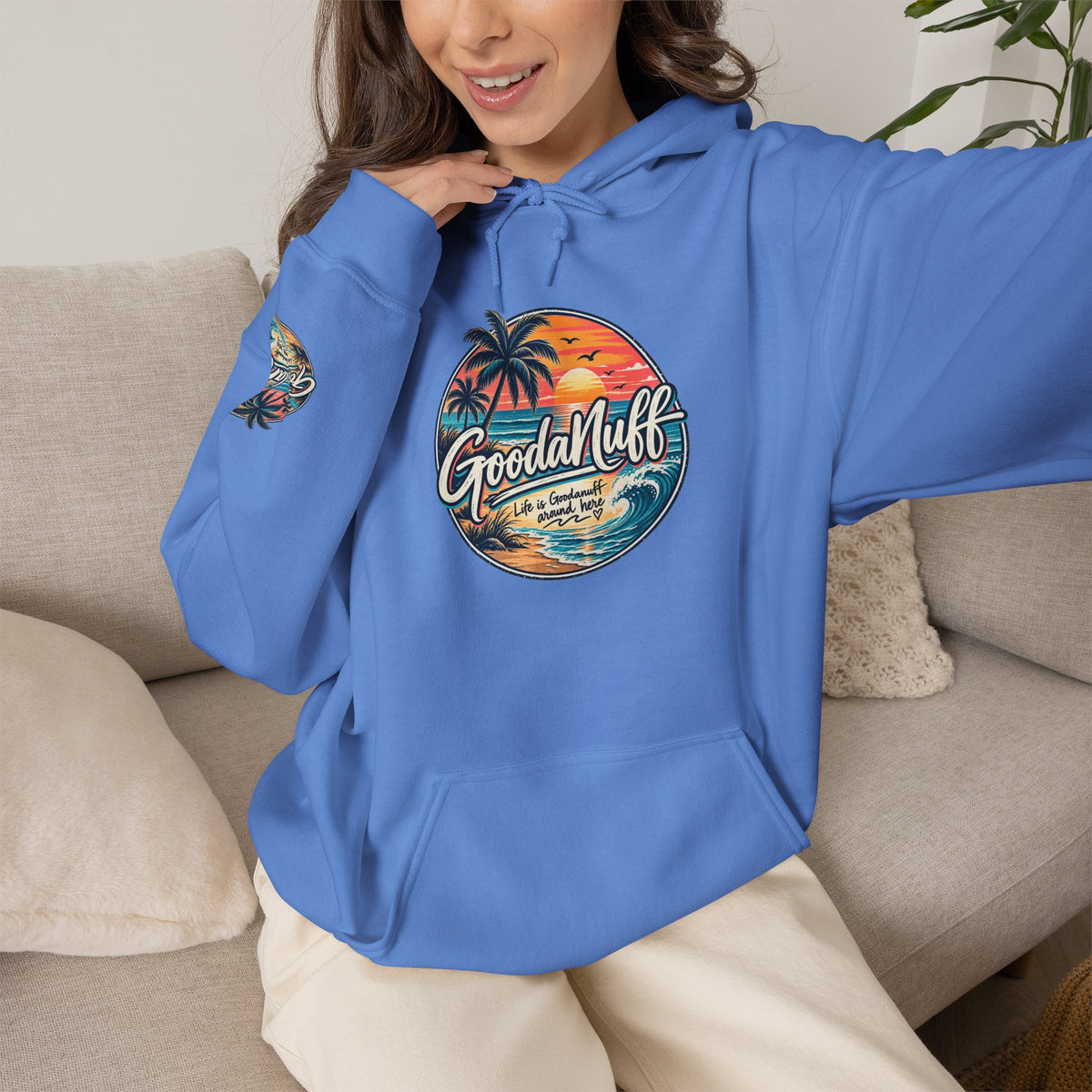 Life is GoodaNuff around here! Unisex Hoodie