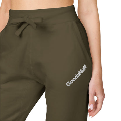 White-GoodaNuff Classic Unisex Jogger Sweatpants