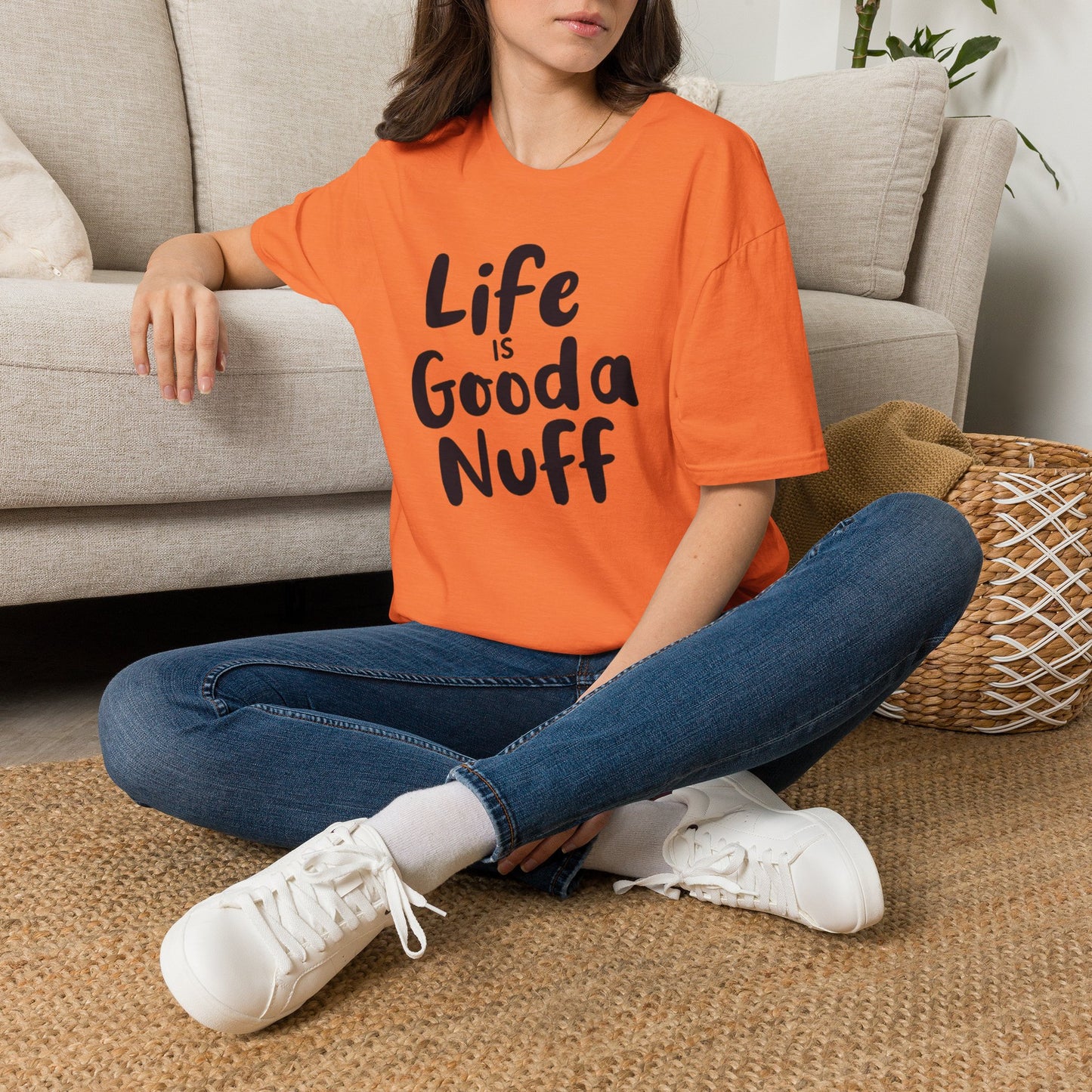 Life is GoodaNuff Unisex Softstyle T-Shirt