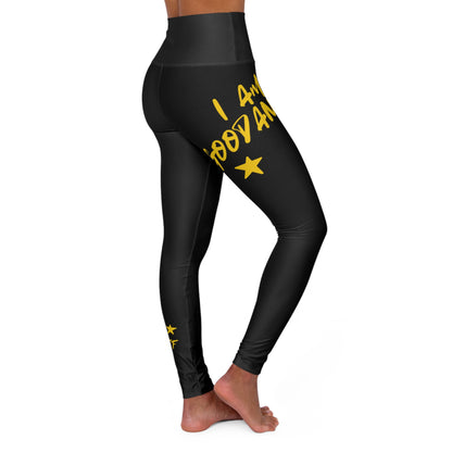 I Am GoodaNuff High Waist Yoga Leggings