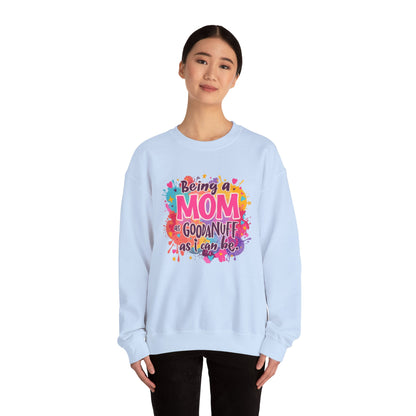 Being a Mom as GoodaNuff as I can be Unisex Softstyle T-Shirt