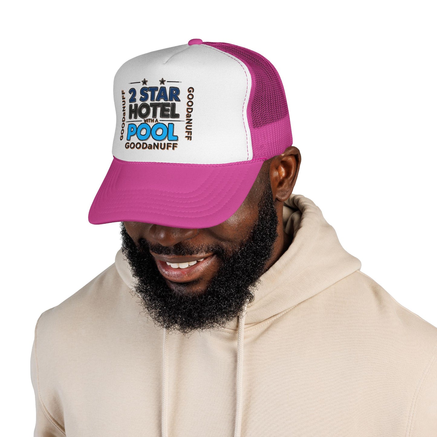 2 Star Hotel with a Pool. GoodaNuff Trucker Hat