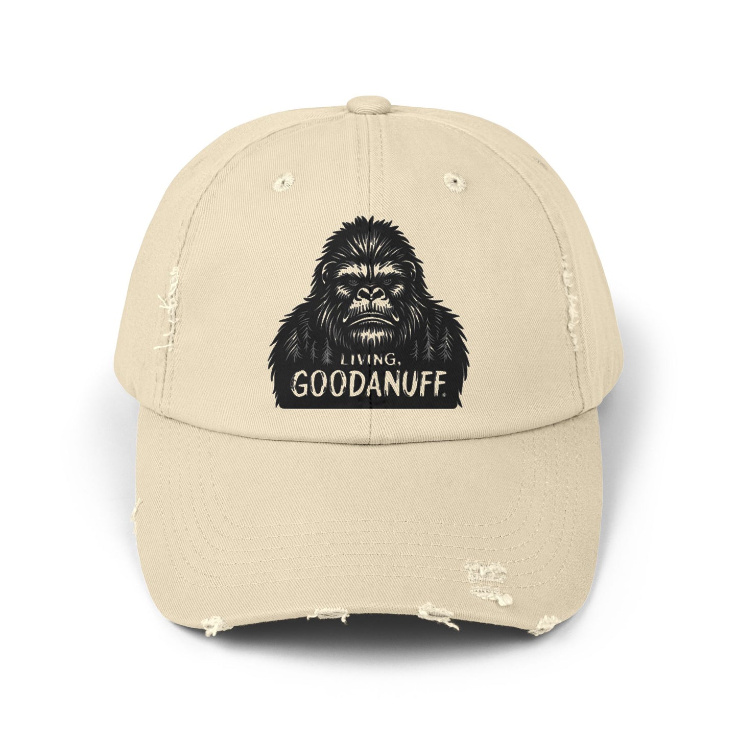 Living GoodaNuff Distressed Baseball Cap