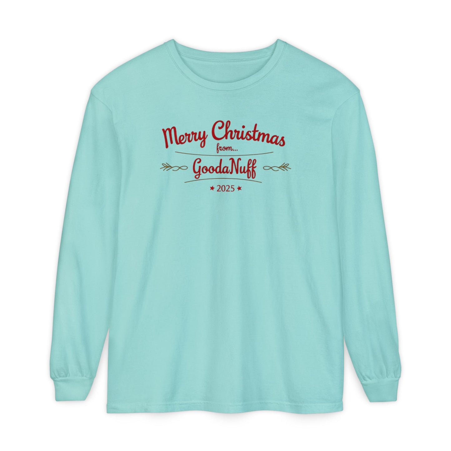 Merry Christmas from...GoodaNuff 2025 Unisex Long Sleeve Tee