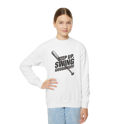 Step Up. Swing GoodaNuff Unisex Youth Crewneck