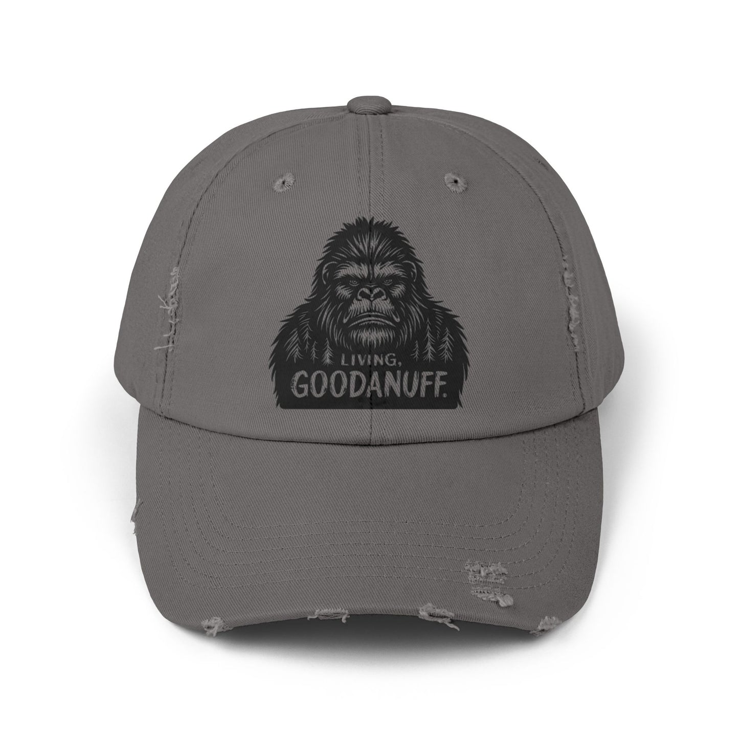 Living GoodaNuff Distressed Baseball Cap