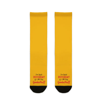 I'm Built Different & I AM still GoodaNuff Socks