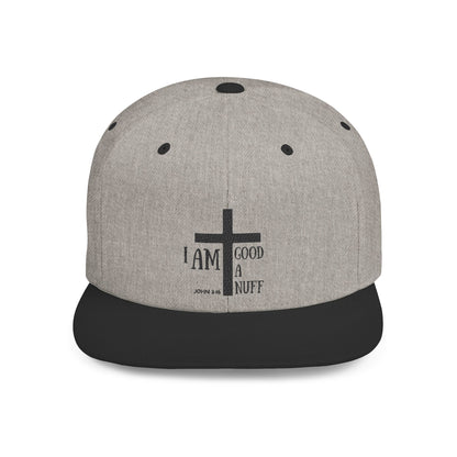 I AM GoodaNuff Flat Bill Cap