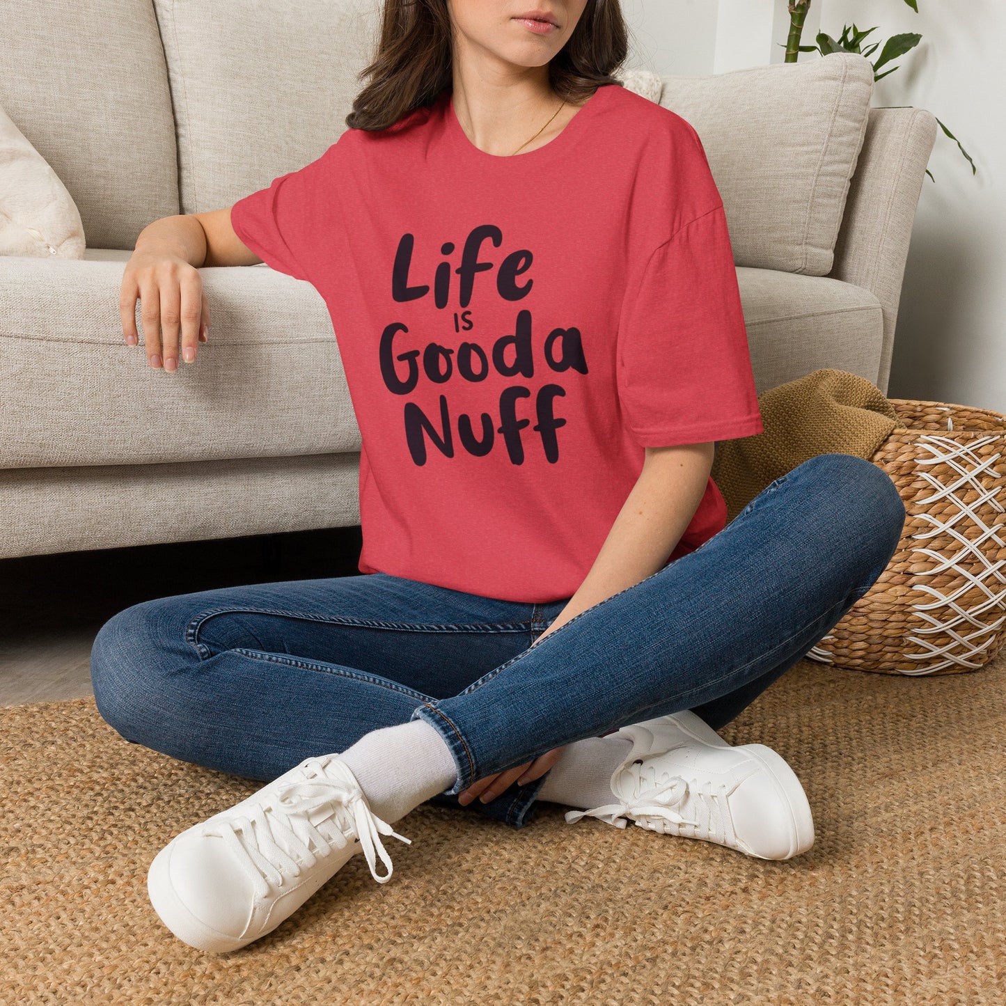 Life is GoodaNuff Unisex Softstyle T-Shirt
