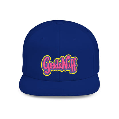 GoodaNuff Embroidery Flat Bill Cap